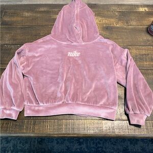 Nike Purple Pink Velour Hoodie